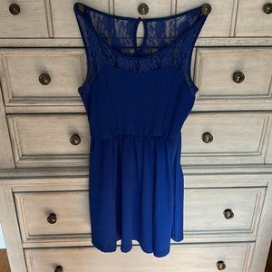 Lace cotton dress size small